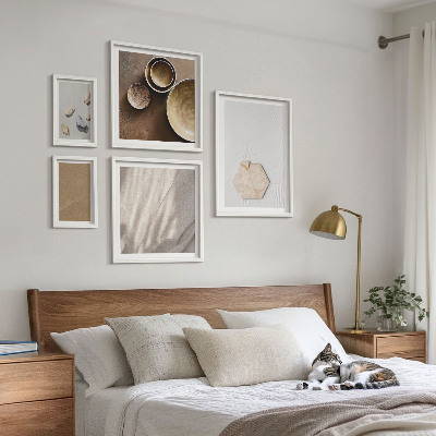 Tableau de décoration murale Textures minimalistes chaleureuses