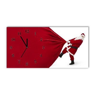 Horloge murale en verre Cadeaux de Noël Saint-Père