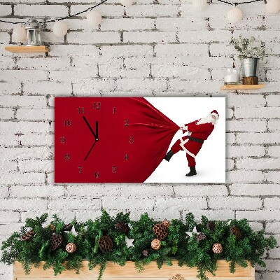 Horloge murale en verre Cadeaux de Noël Saint-Père