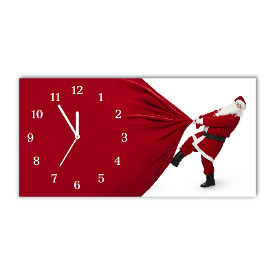 Horloge murale en verre Cadeaux de Noël Saint-Père