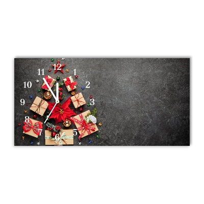 Horloge murale en verre Abstraction Cadeaux de Noël
