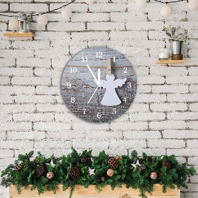 Horloge murale en verre Tour Saint-Ange Hiver