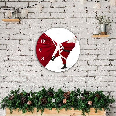 Horloge murale en verre Tour Cadeaux de Noël Saint-Père