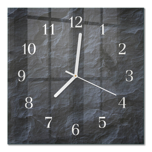 Horloge carrée en verre Arrière-plan