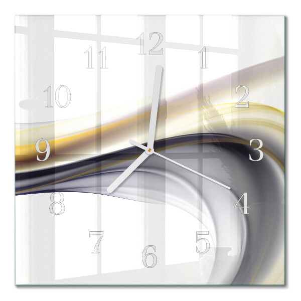 Horloge murale carrée Abstraction