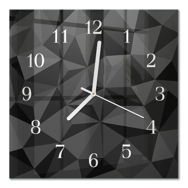 Horloge murale carrée Motif 3d