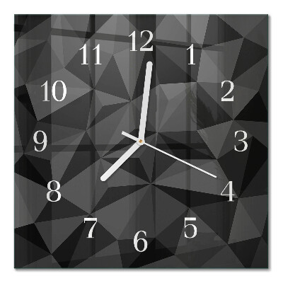 Horloge murale carrée Motif 3d