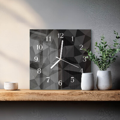 Horloge murale carrée Motif 3d