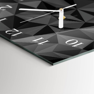 Horloge murale carrée Motif 3d