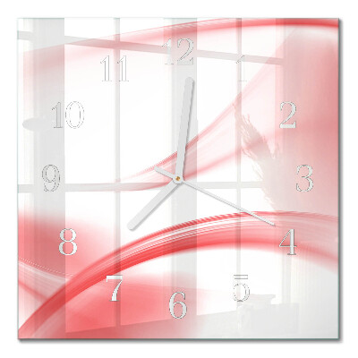 Horloge murale carrée Art abstrait