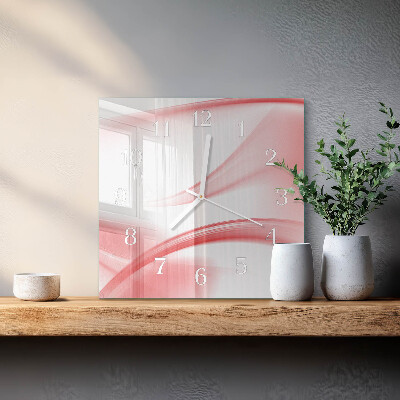 Horloge murale carrée Art abstrait