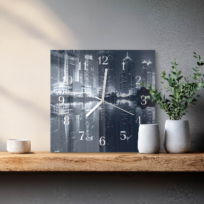 Horloge murale carrée Horizon