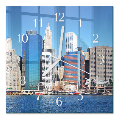 Horloge murale carrée Horizon