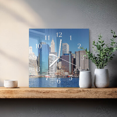 Horloge murale carrée Horizon