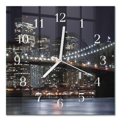 Horloge murale carrée Horizon