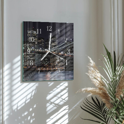 Horloge murale carrée Horizon