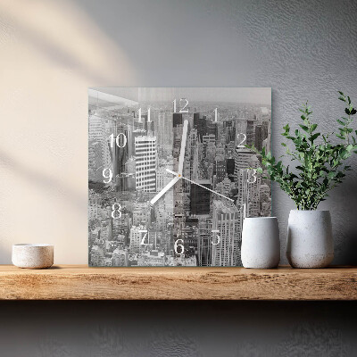 Horloge murale carrée Horizon