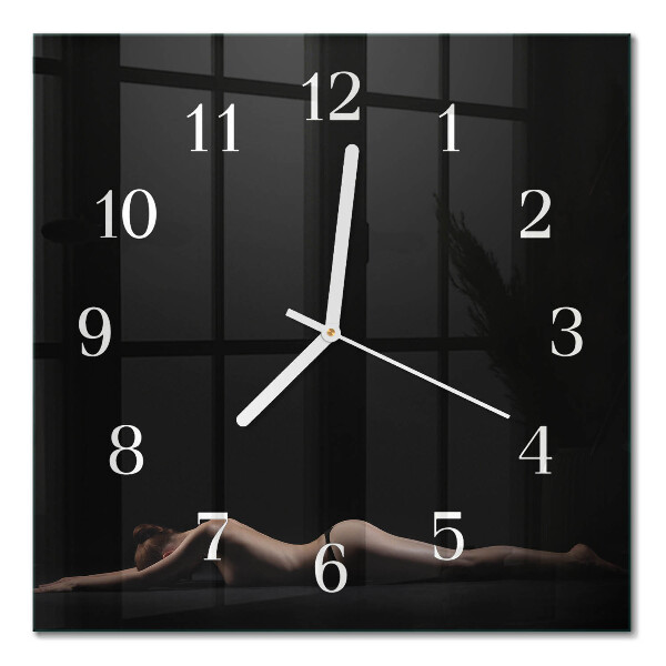 Horloge murale carrée Femme