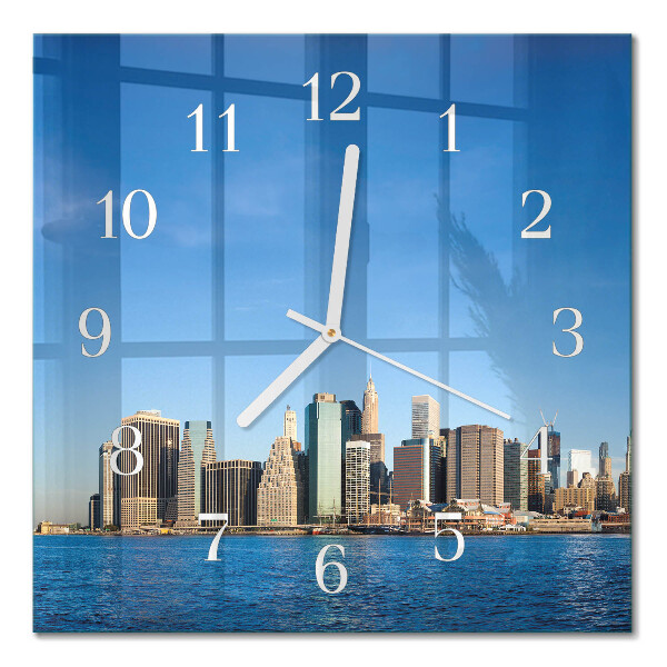 Horloge murale carrée Horizon