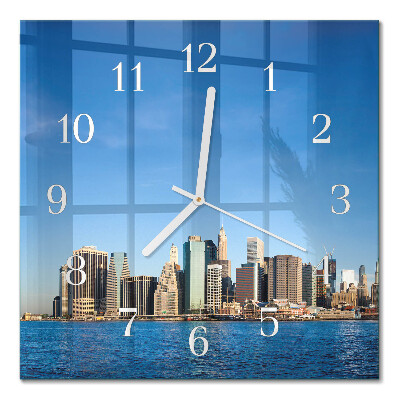 Horloge murale carrée Horizon