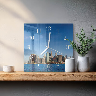 Horloge murale carrée Horizon