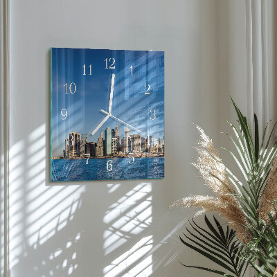 Horloge murale carrée Horizon