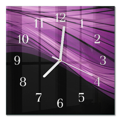Horloge murale carrée Abstraction