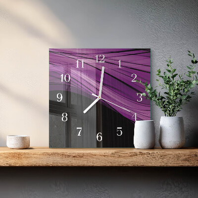 Horloge murale carrée Abstraction