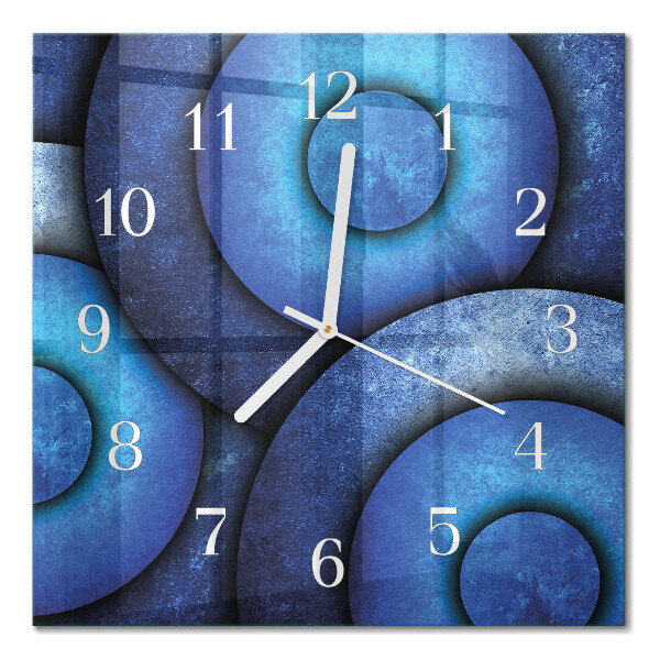 Horloge murale carrée L'art des roues