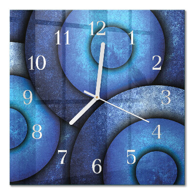Horloge murale carrée L'art des roues