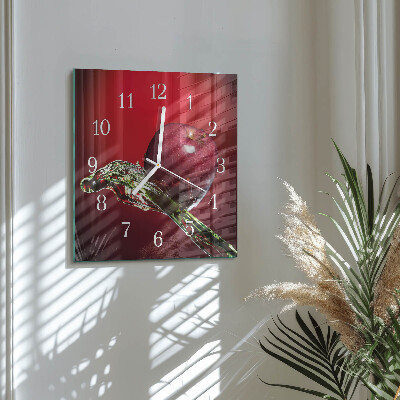 Horloge murale carrée Pomme