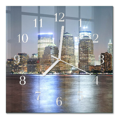 Horloge murale carrée Horizon