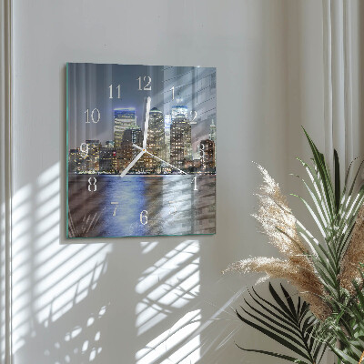 Horloge murale carrée Horizon