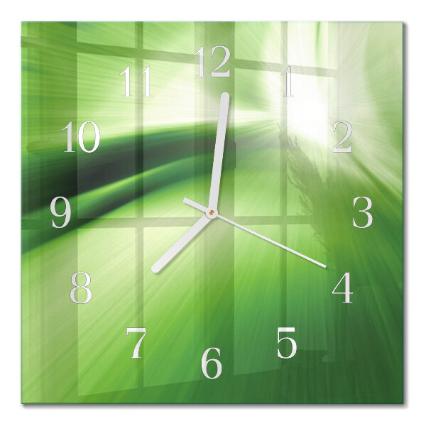 Horloge murale carrée Abstraction