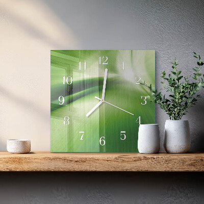 Horloge murale carrée Abstraction