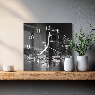 Horloge murale carrée Horizon