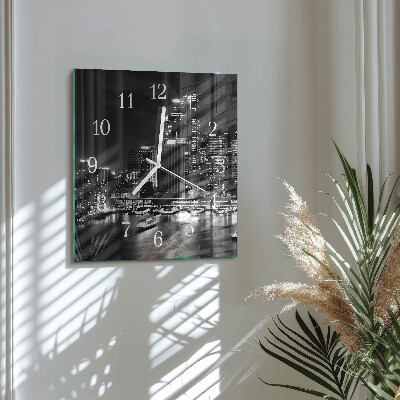 Horloge murale carrée Horizon