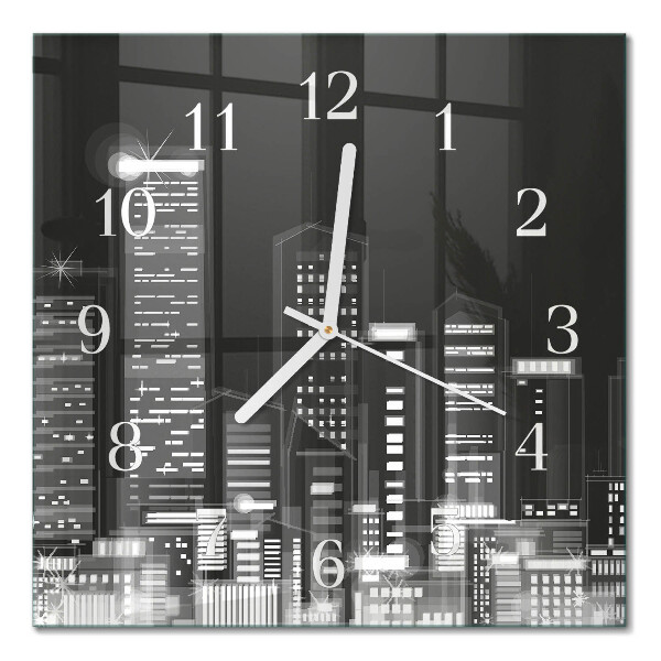 Horloge murale carrée Horizon