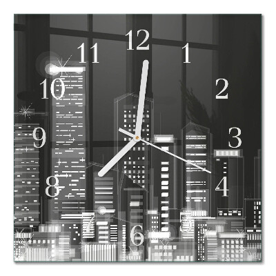 Horloge murale carrée Horizon