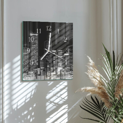 Horloge murale carrée Horizon