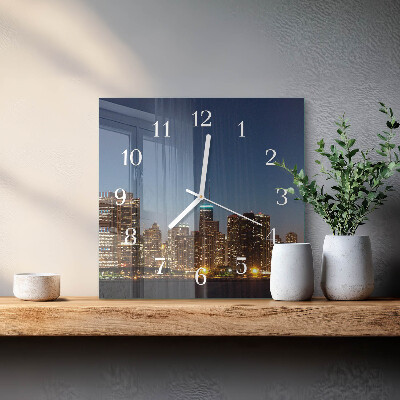 Horloge murale carrée Horizon