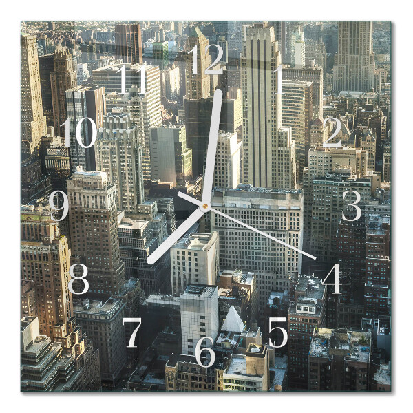 Horloge murale carrée Horizon