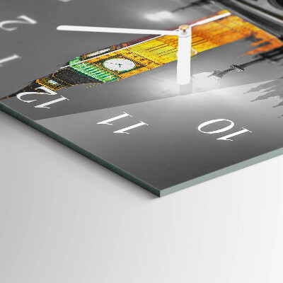 Horloge carrée en verre Big ben