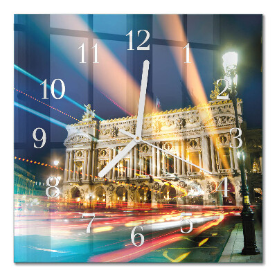 Horloge murale carrée Lumière