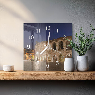 Horloge murale carrée Veilleuse