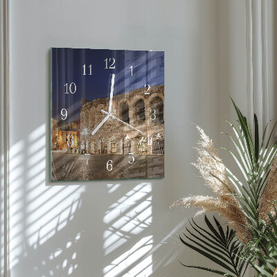 Horloge murale carrée Veilleuse
