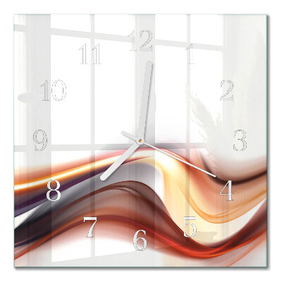 Horloge murale carrée Abstraction