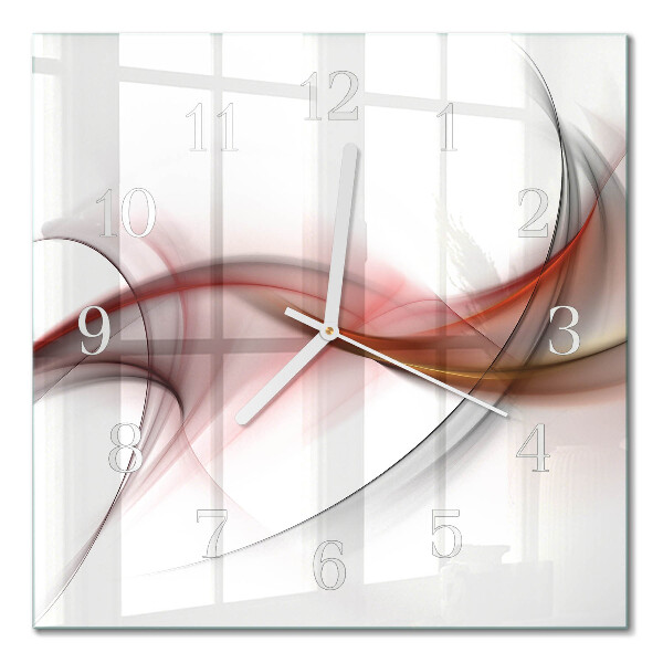 Horloge murale carrée Abstraction