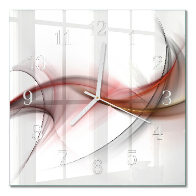 Horloge murale carrée Abstraction