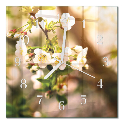 Horloge murale carrée Nature